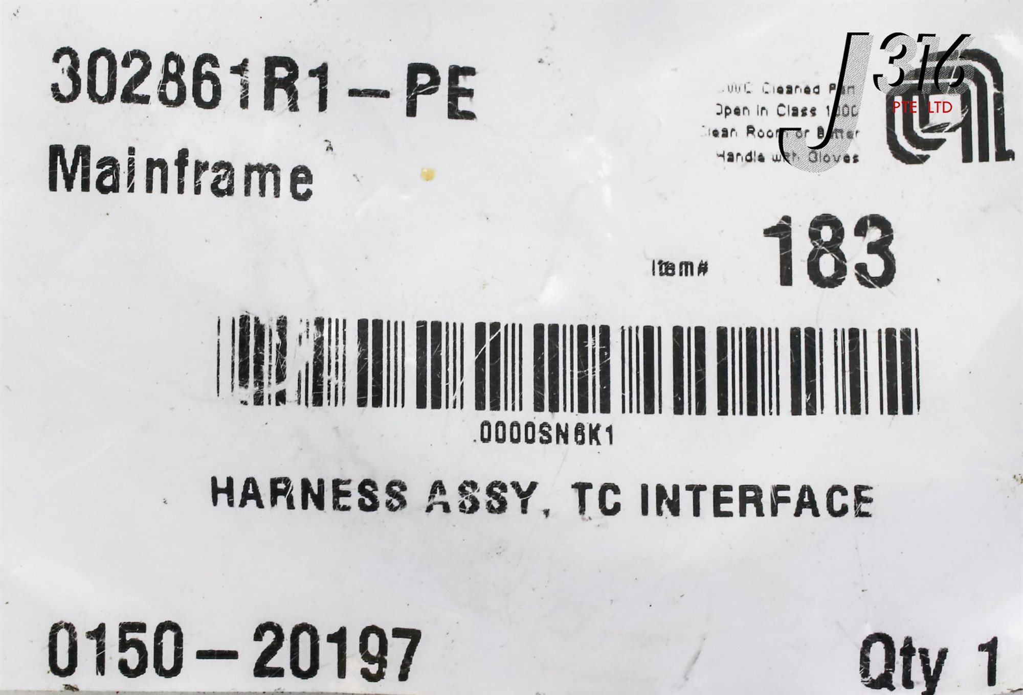 専用2 14924 APPLIED MATERIALS HARNESS ASSY, TC INTERFACE (NEW) 0150